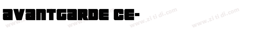 avantgarde ce字体转换
